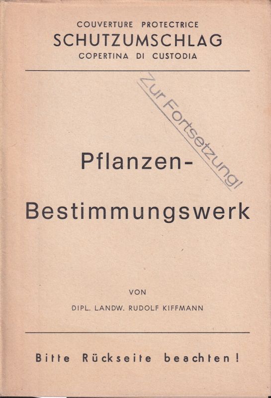 Kiffmann,Rudolf  Bestimmungsatlas für Sämereien der Wiesen- und Weidepflanzen des 