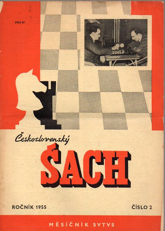 Ceskoslovenski Sach  Ceskoslovenski Sach  Rocnik IL, 1955, Hefte No.2,3,4,5 (4 Hefte) 