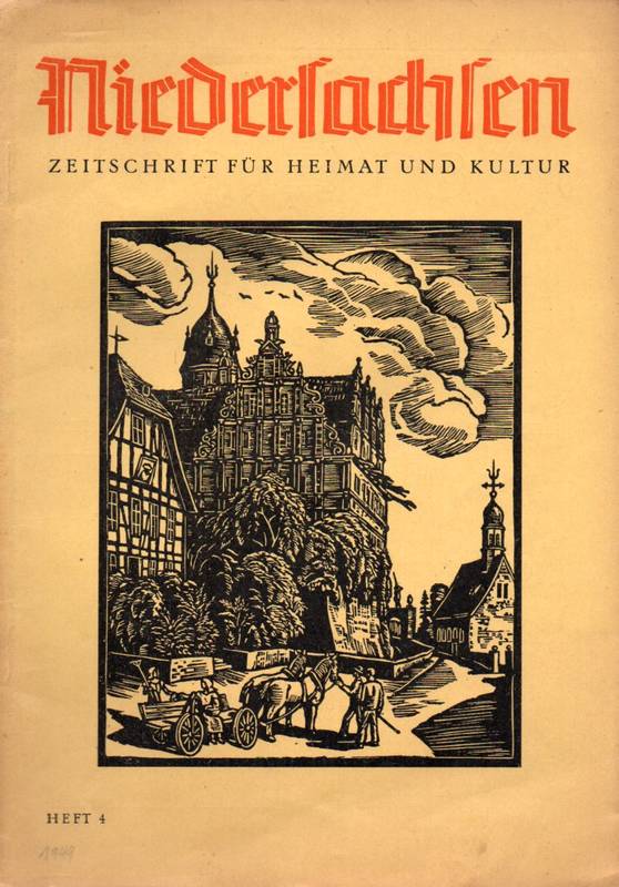 Niedersachsen Monatsschrift für Heimat und Kultur  Niedersachsen 49.Jahrgang 1949 Heft Oktober / November 