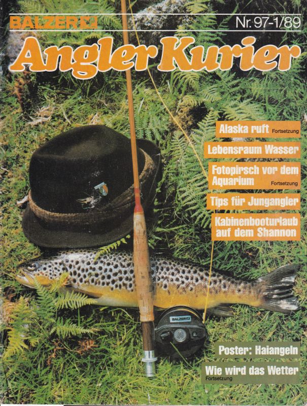 Balzer  Angler Kurier Nr. 97 - 1/89 und Nr. 99 - 3/89 (2 Hefte) 