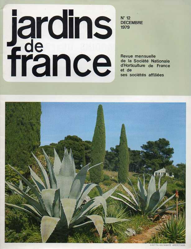 Societe Nationale d'Horticulture de France  Jardins de France No. 12 Decembre 1979 