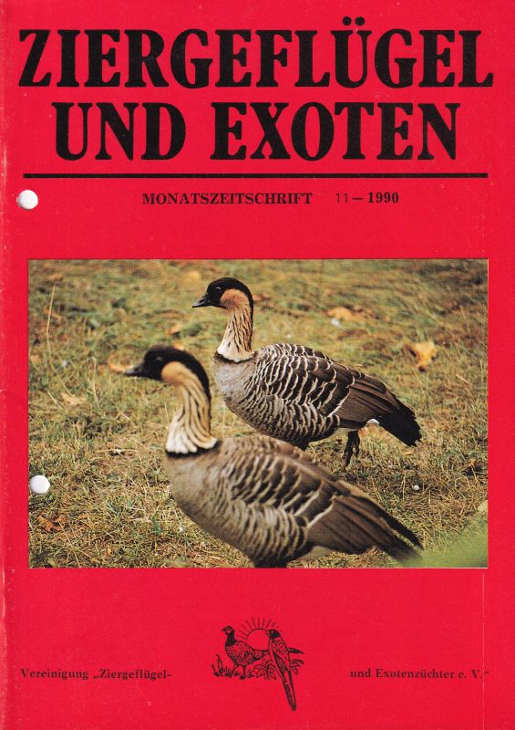 Ziergeflügel und Exoten  Ziergeflügel und Exoten Jahr 1990 Heft Nummer 11 (1 Heft) 