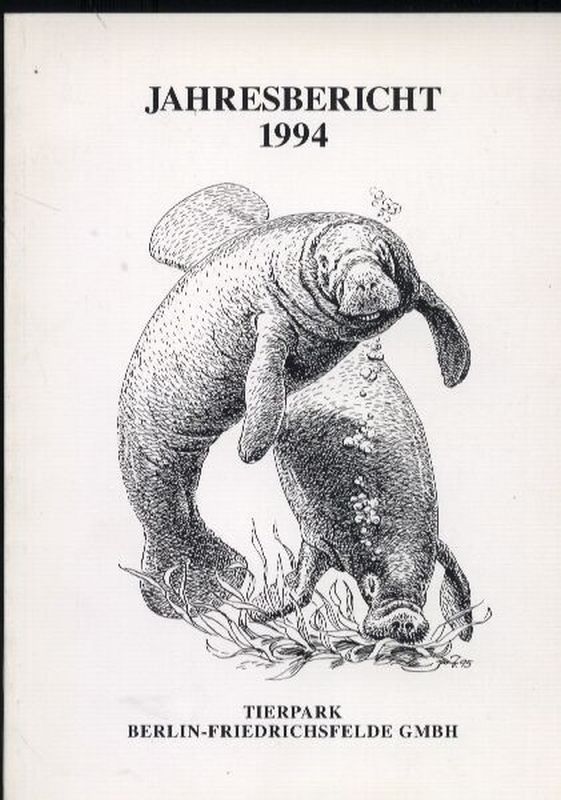 Berlin-Friedrichsfelde-Tierpark  Jahresbericht 1994 (Seekühe) 