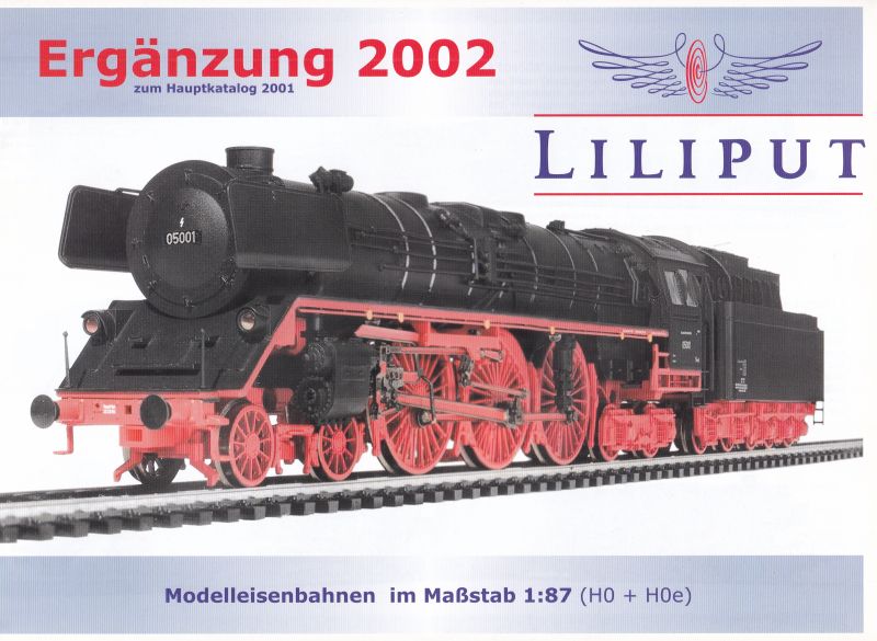 Bachmann Industries Europe Ltd.  Liliput 4 Kataloge Neuheiten und Ergänzung 1999 und 2002 