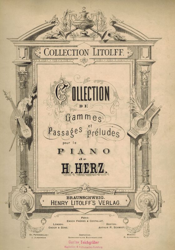 Herz,H.  Collection de Gammes et Passages et Preludes pour le Piano 