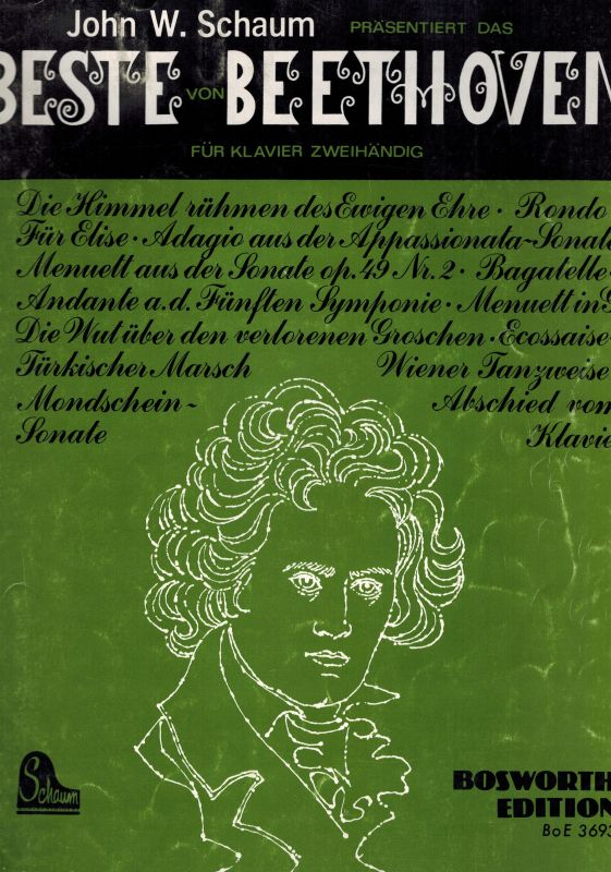 Schaum,John W.  Das Beste von Beethoven 