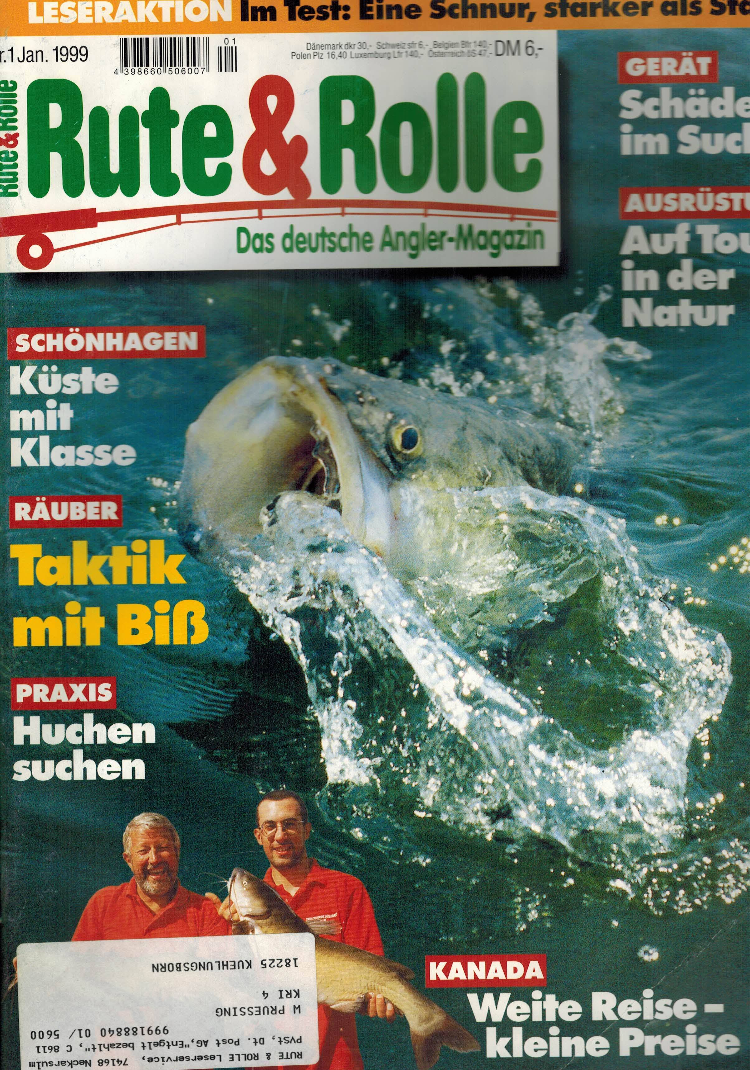 Rute & Rolle  Rute & Rolle Jahrgang 1999 Heft 1 bis 12 (12 Hefte) 