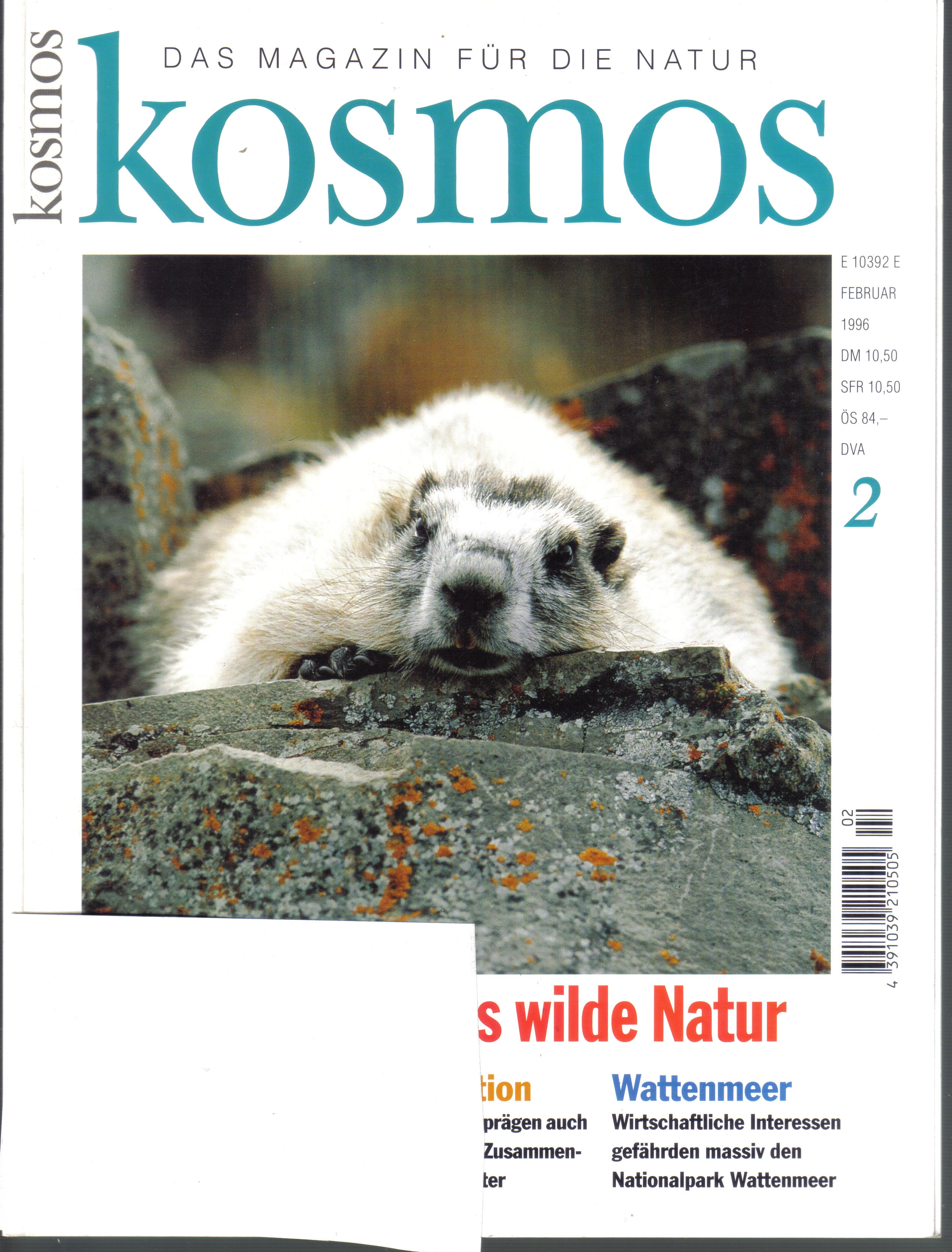 Kosmos  Kosmos 92. Jahrgang 1996 Hefte 1 bis 12 (12 Hefte) 