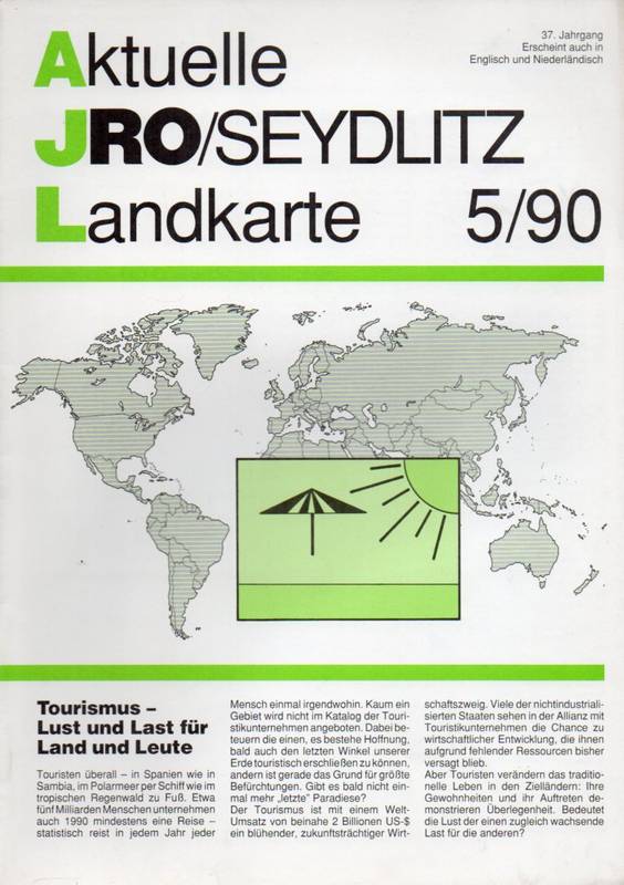 Aktuelle JRO-Seydlitz-Landkarte  Aktuelle JRO-Seydlitz-Landkarte 5 / 90, 37.Jahrgang 