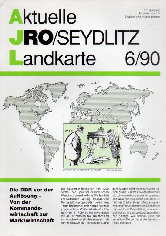 Aktuelle JRO-Seydlitz-Landkarte  Aktuelle JRO-Seydlitz-Landkarte 6 / 90, 37.Jahrgang 