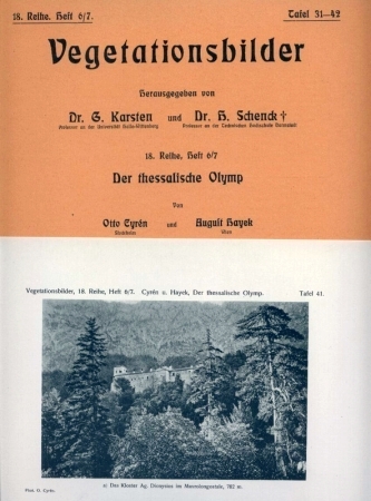 Cyren,O. + A. Hayek  Der thessalische Olymp 