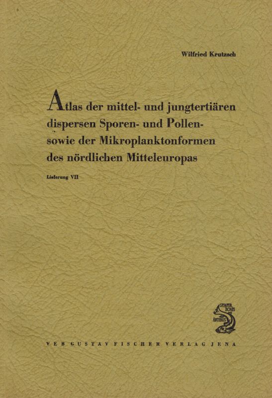 Krutzsch,W.  Atlas der mittel- und jungtertiären dispersen Sporen- und Pollen- 