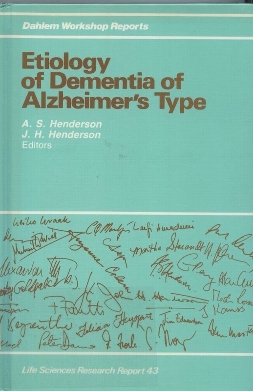 Henderson,A.S.+J.H.Henderson  Etiology of Dementia of Alzheimer´s Type 