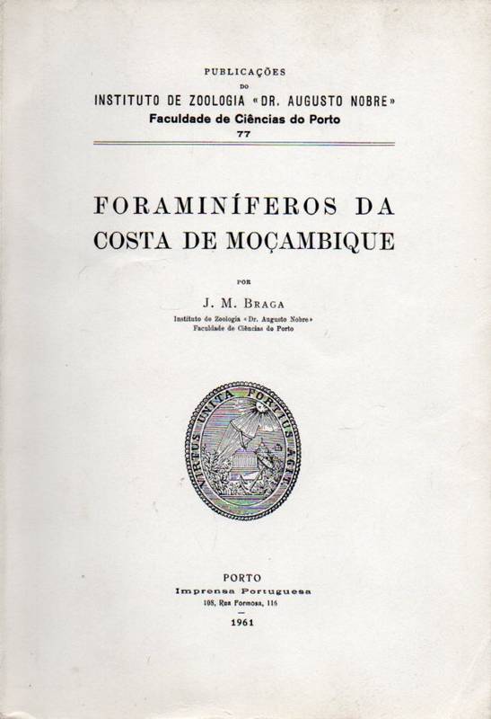 Braga,J.M.  Foraminiferos da Costa de Mocambique 