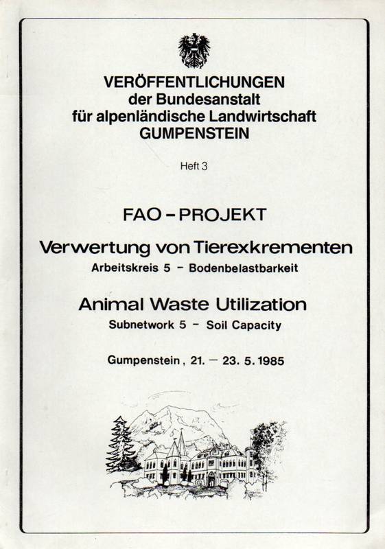 Solotarev,E.+G.Eder  FAO-Projekt.Verwertung von Tierexkrementen(Veröffentl.d.Bundesanst.f.a 