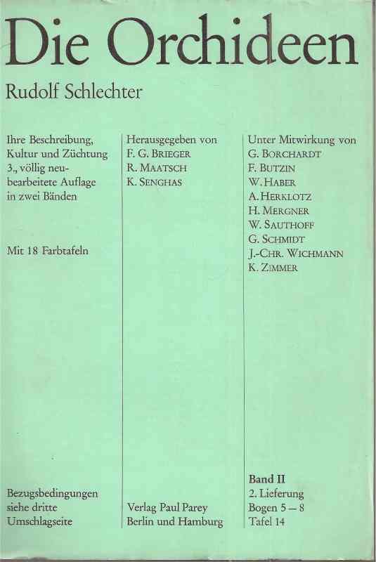 Schlechter,Rudolf  Die Orchideen.Band II.2.Lieferung.Bogen 5 - 8.Tafel 14 