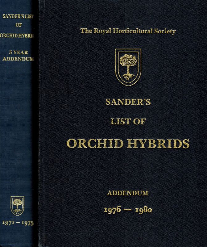 Sander's,David  David Sander's One-Table List of Orchid Hybrids in 5 Volumes 1946 