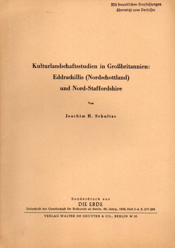 Schultze,Joachim H.  Kulturlandschaftsstudien in Großbritannien: Eddrachillis (Nordschott 