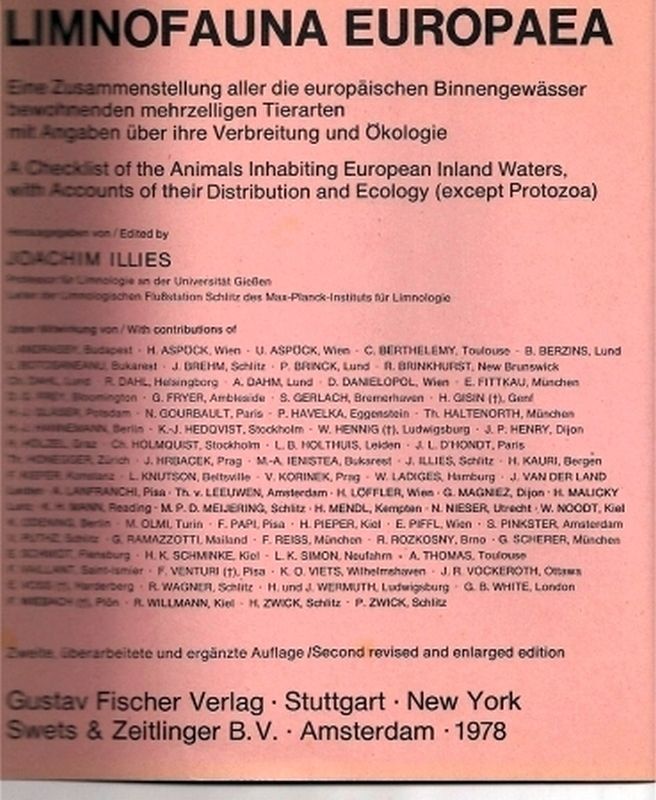 Wermuth,Heinz+Johanna  Amphibien und Reptilien ( limnologisch ) 