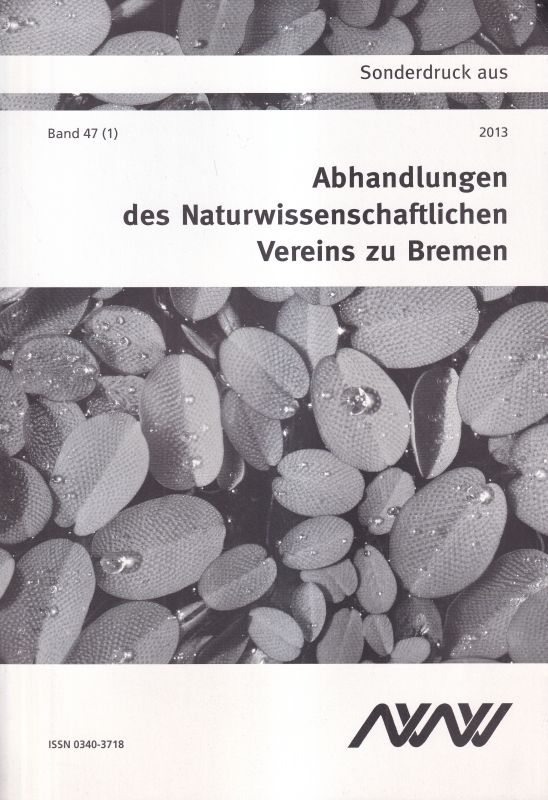 Brandorff,Gerd-Oltmann und Werner Hollwedel  Der Bremer Stadtgraben - die derzeitige Besiedlung mit Cladocera, 