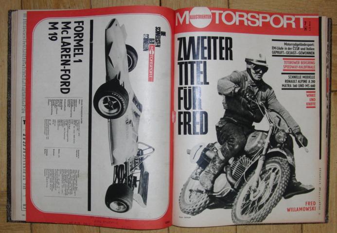 Hrsg. Deutscher Motorsport - Verband der DDR     Illustrierter Motorsport  1971 = vollständiger Jahrgang !   