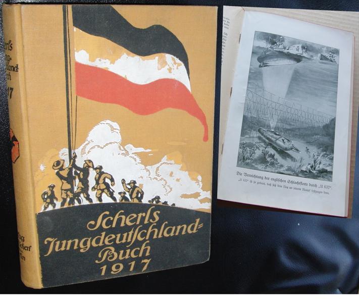 Hrsg. Major Bayer , Maximilian   Scherls Jungdeutschlandbuch  1917  