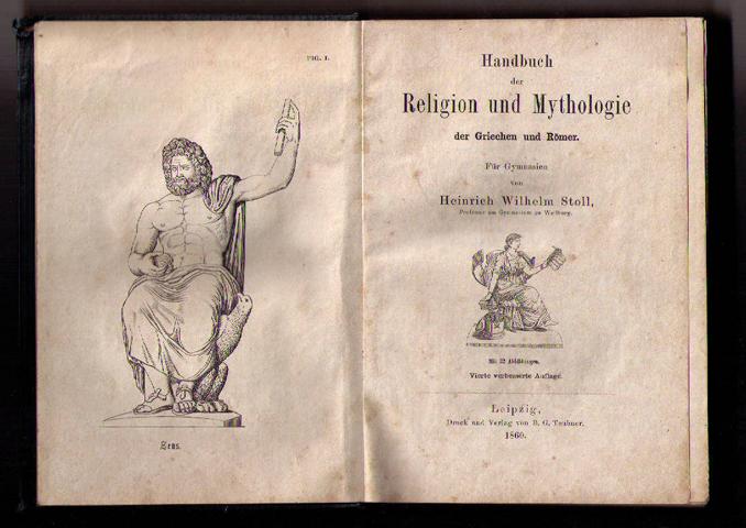 Stoll , Heinrich Wilhelm    Handbuch der Religion und Mythologie der Griechen und Römer   
