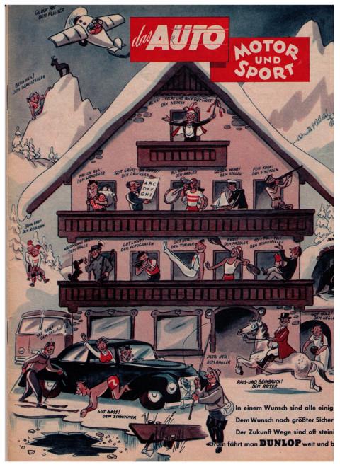 Hrsg. Pietsch , Paul und Dietrich - Troelch , Ernst   Das Auto - Motor und Sport  -  Heft 1  vom  Januar 1953    