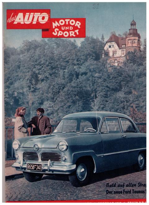 Hrsg. Pietsch, Paul und Dietrich - Troelch, Ernst   Das Auto - Motor und Sport  -  Heft 3  vom  zweiten  Februar 1952    