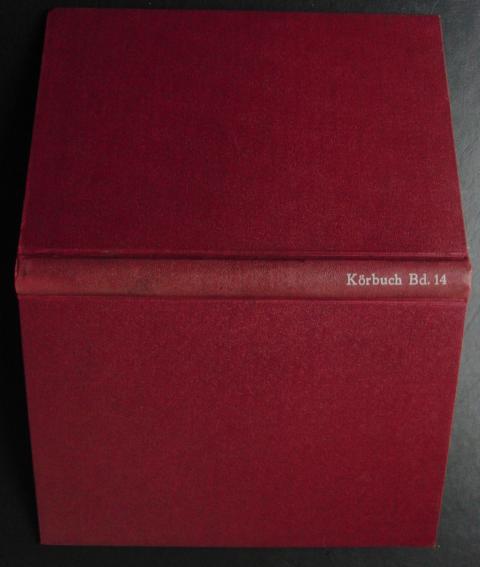Hrsg." Fachschaft  für deutsche Schäferhunde "   Körbuch für  Deutsche Schäferhunde  1936   