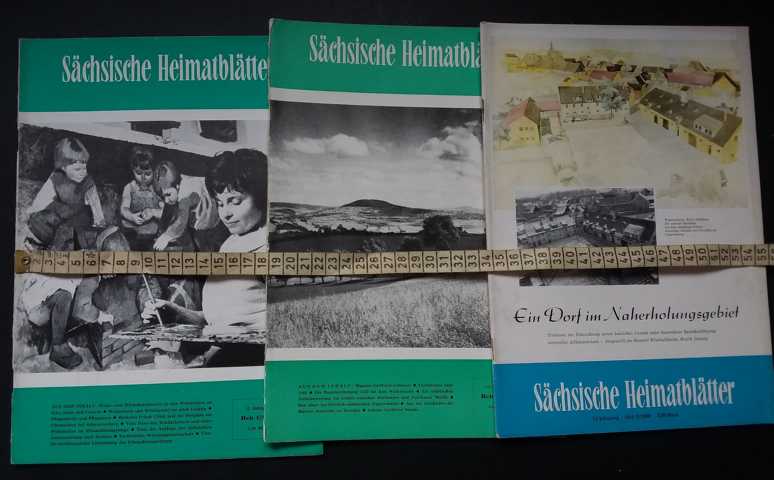 Hrsg. Autorenkollektiv   Sächsische Heimatblätter  Heft  1 , 2 und  aus 1969 -   Einzelheftverkauf siehe Beschreibung  