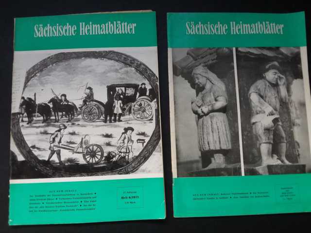 Hrsg. Autorenkollektiv  Sächsische Heimatblätter  Heft  6 aus 1971  Einzelheftverkauf siehe Beschreibung 
