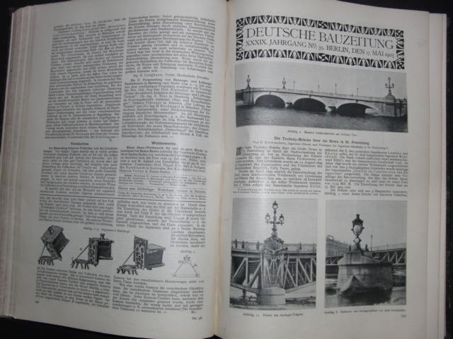 Verband deutscher Architekten   Deutsche Bau - Zeitung, Jahrgang 1905  
