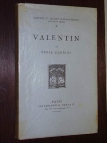 Henriot, Émile:  Valentin. Portrait de l'auteur par Berthold Mahn. 