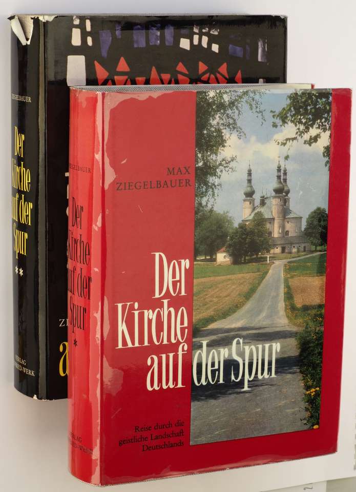 Ziegelbauer, Max:  Der Kirche auf der Spur. 2 Bände: (Reise durch die geistliche Landschaft Deutschlands. - Ihr Erbe und Auftrag in Deutschland). 