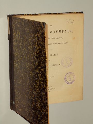 Suringar, W. H. D.:  Over de proverbia communia ook proverbia seriosa geheeten, de oudste verzameling van Nederlandsche spreekwoorden. 