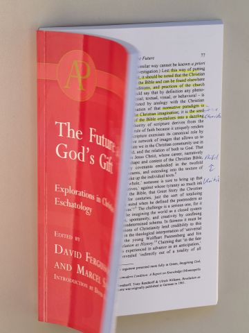   The Future as God's Gift. Explorations in Christian Eschatology. Edited by David Fergusson and Marcel Sarot. 