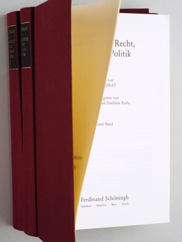Mikat, Paul:  Geschichte, Recht, Religion, Politik. Beitr. von Paul Mikat. Hrsg. von Dieter Giesen und Dietlinde Ruthe. 