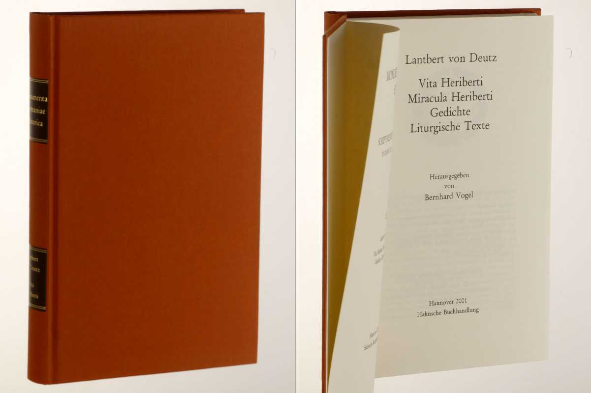 Lantbert von Deutz:  Vita Heriberti, Miracula Heriberti, Gedichte, Liturgische Texte. Hrsg. von Bernhard. Vogel. 