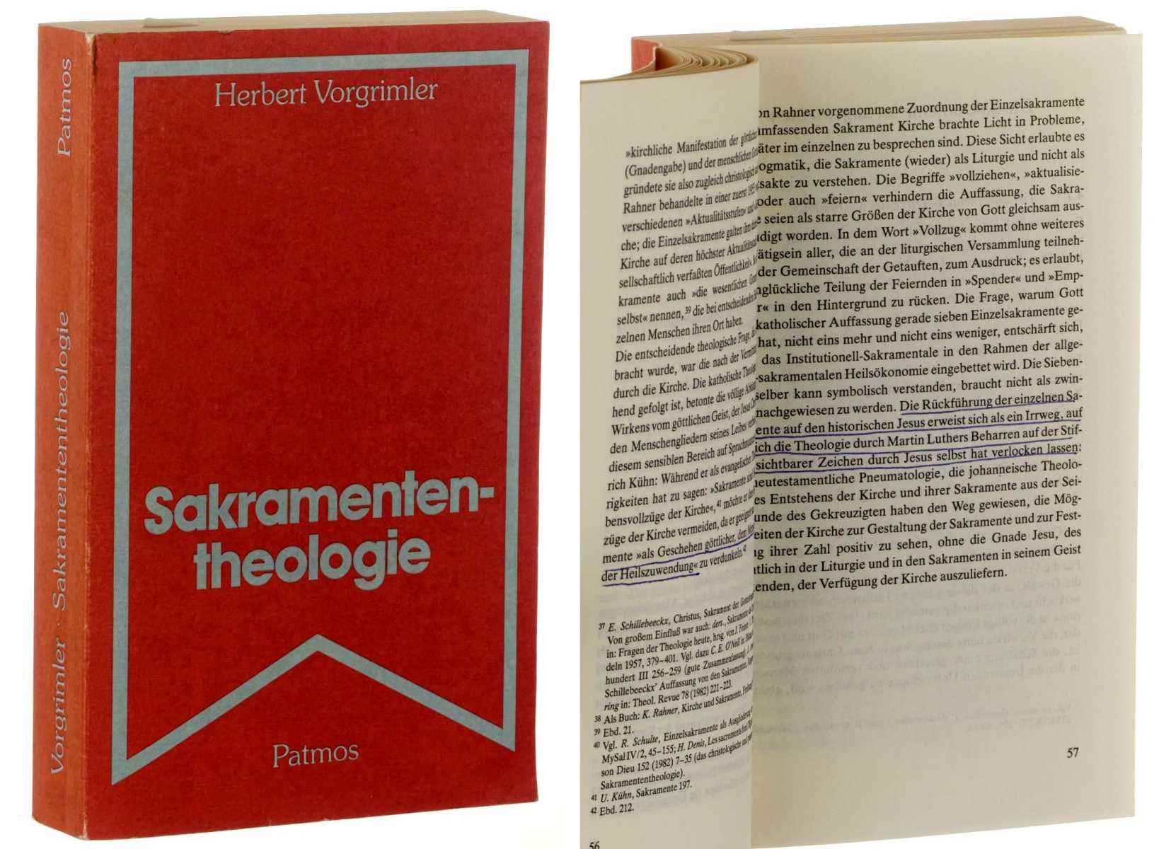 Vorgrimler, Herbert:  Sakramententheologie. 