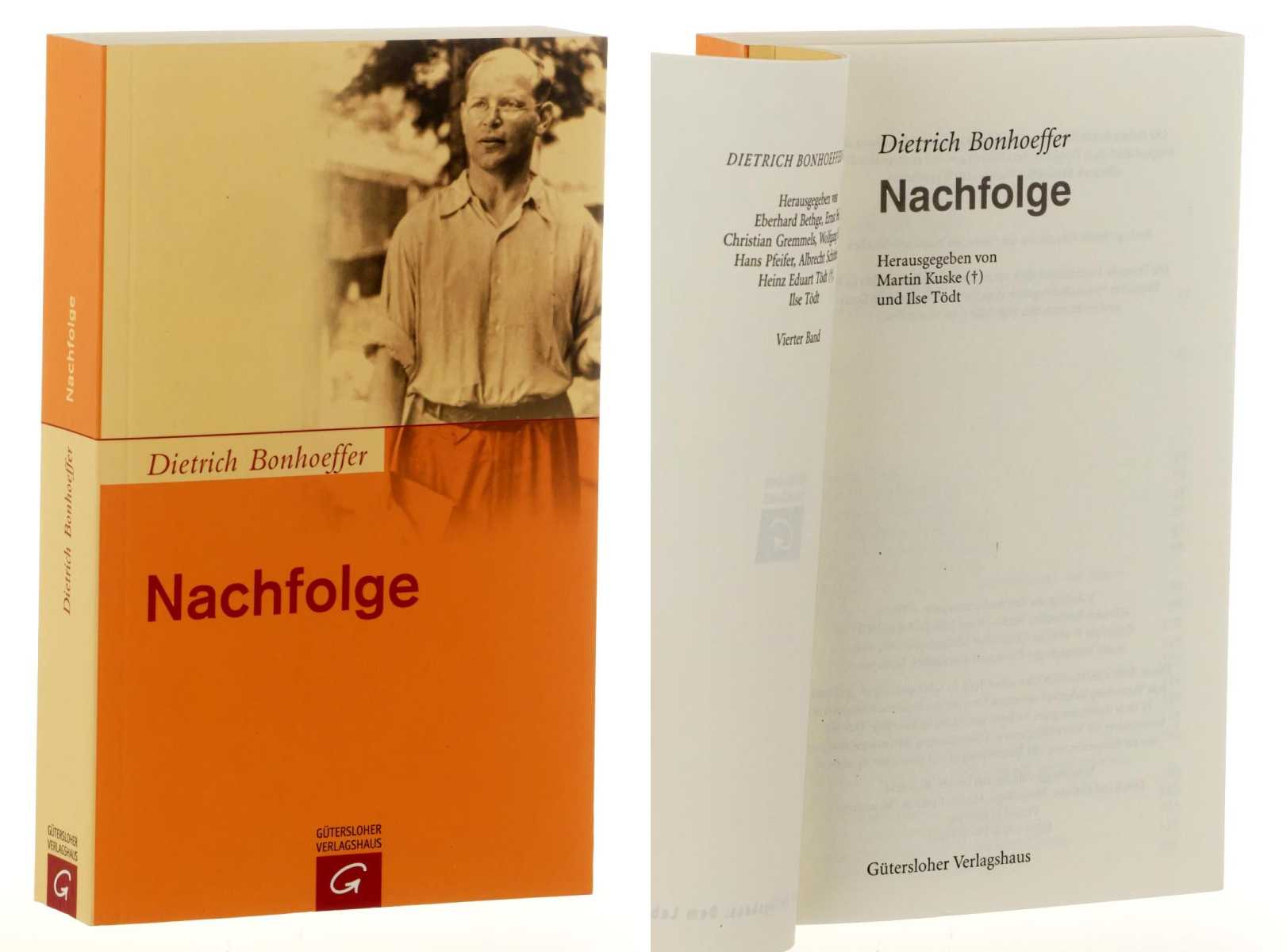 Bonhoeffer, Dietrich:  Nachfolge. Hrsg. von Martin Kuske udn Ilse Tödt. (Dietrich Bonhoeffer Werke; Bd. 4). 