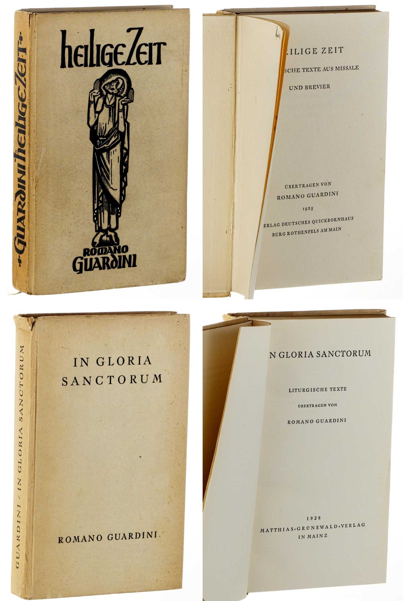 Guardini, Romano (Übers.):  Heilige Zeit. Liturgische Texte aus Missale und Brevier. Übertragen von Romano Guardini. 