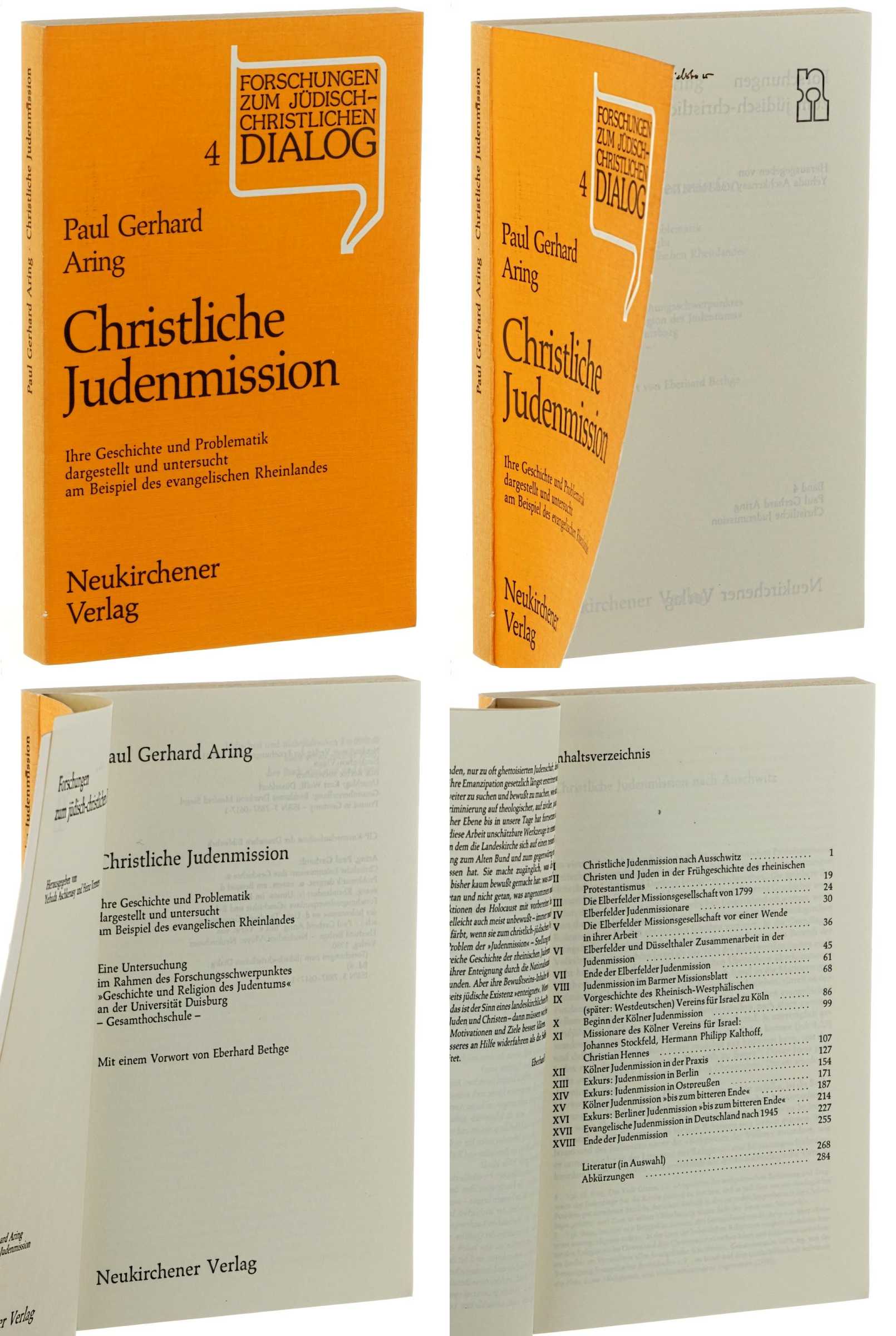 Aring, Paul Gerhard:  Christliche Judenmission. Ihre Geschichte u. Problematik, dargest. u. unters. am Beispiel d. evang. Rheinlandes. 