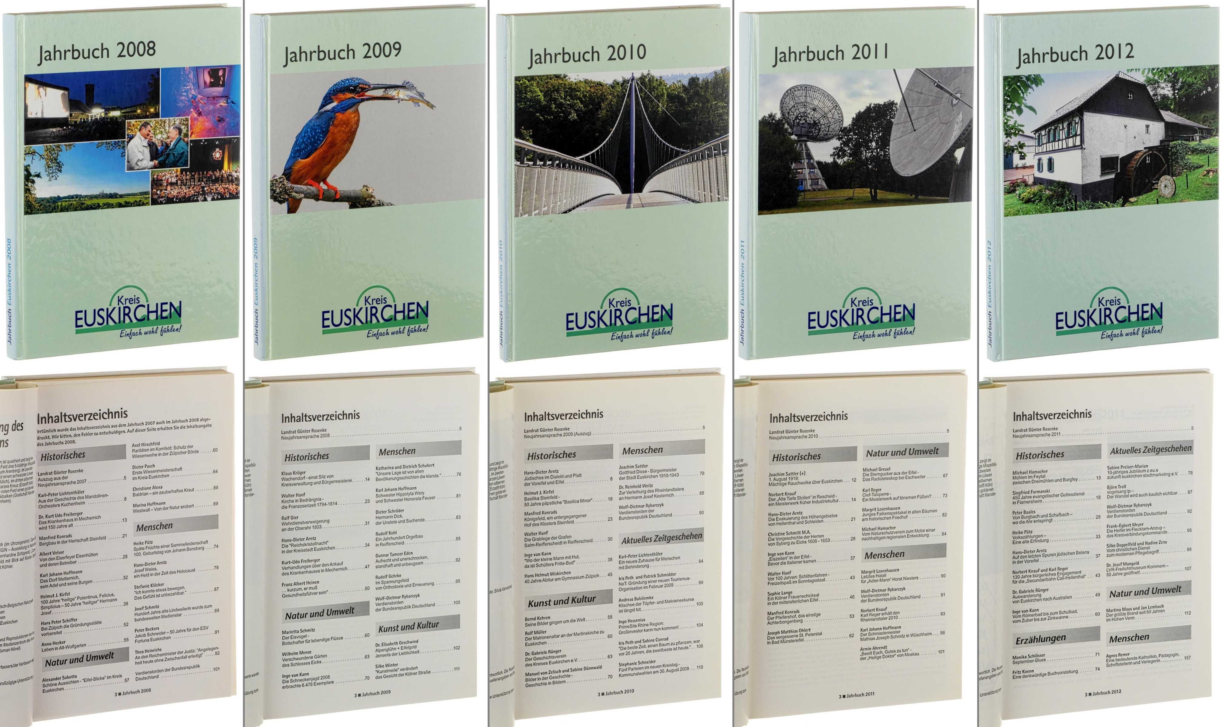   Kreis Euskirchen Jahrbuch 2008 [-2012]. 