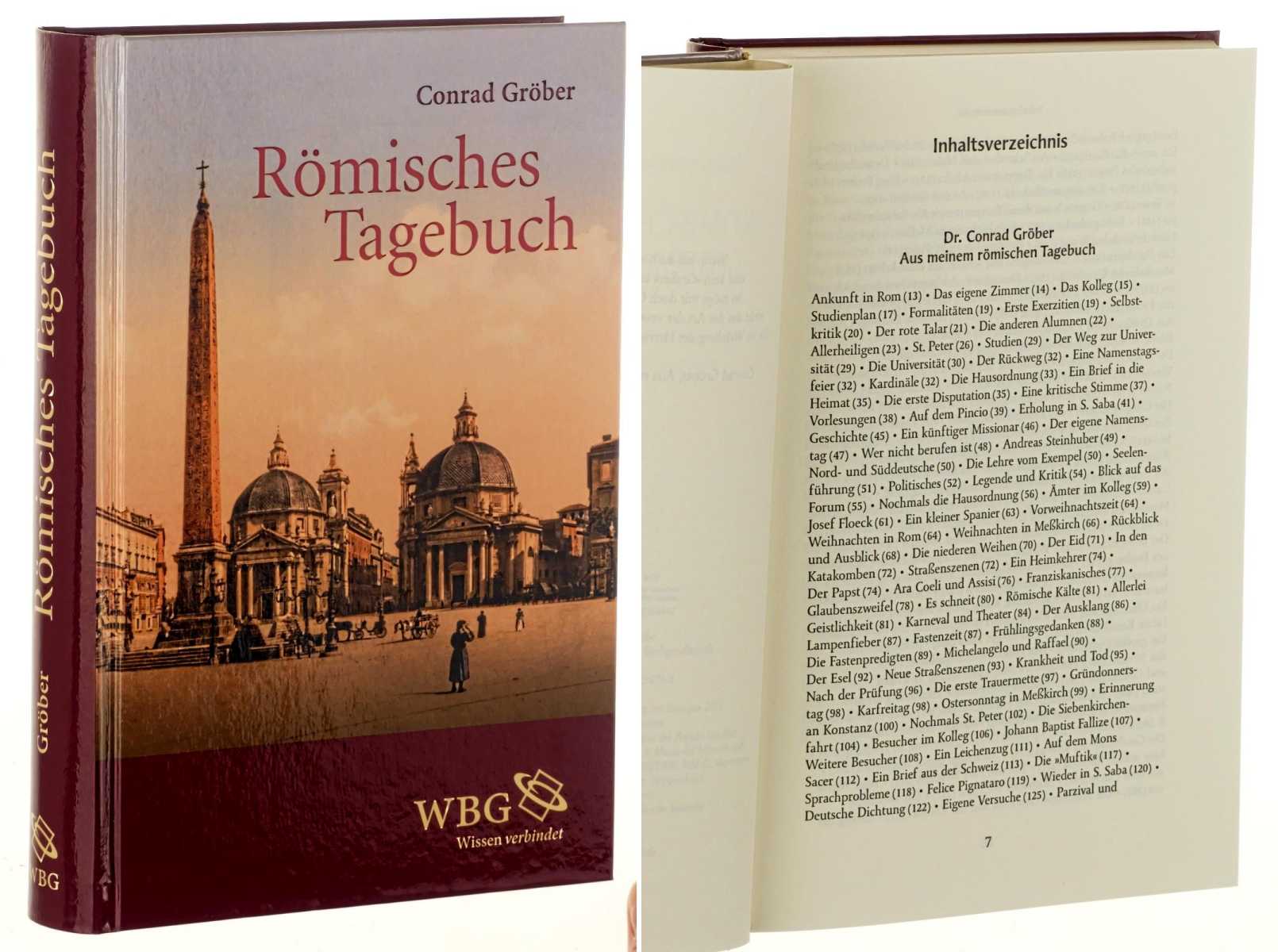 Gröber, Conrad:  Römisches Tagebuch. Hrsg. von Johannes Werner. 