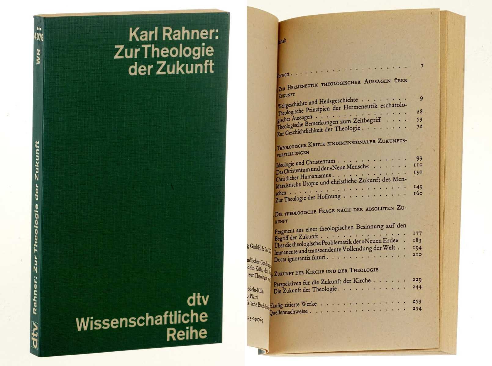 Rahner, Karl:  Zur Theologie der Zukunft. 