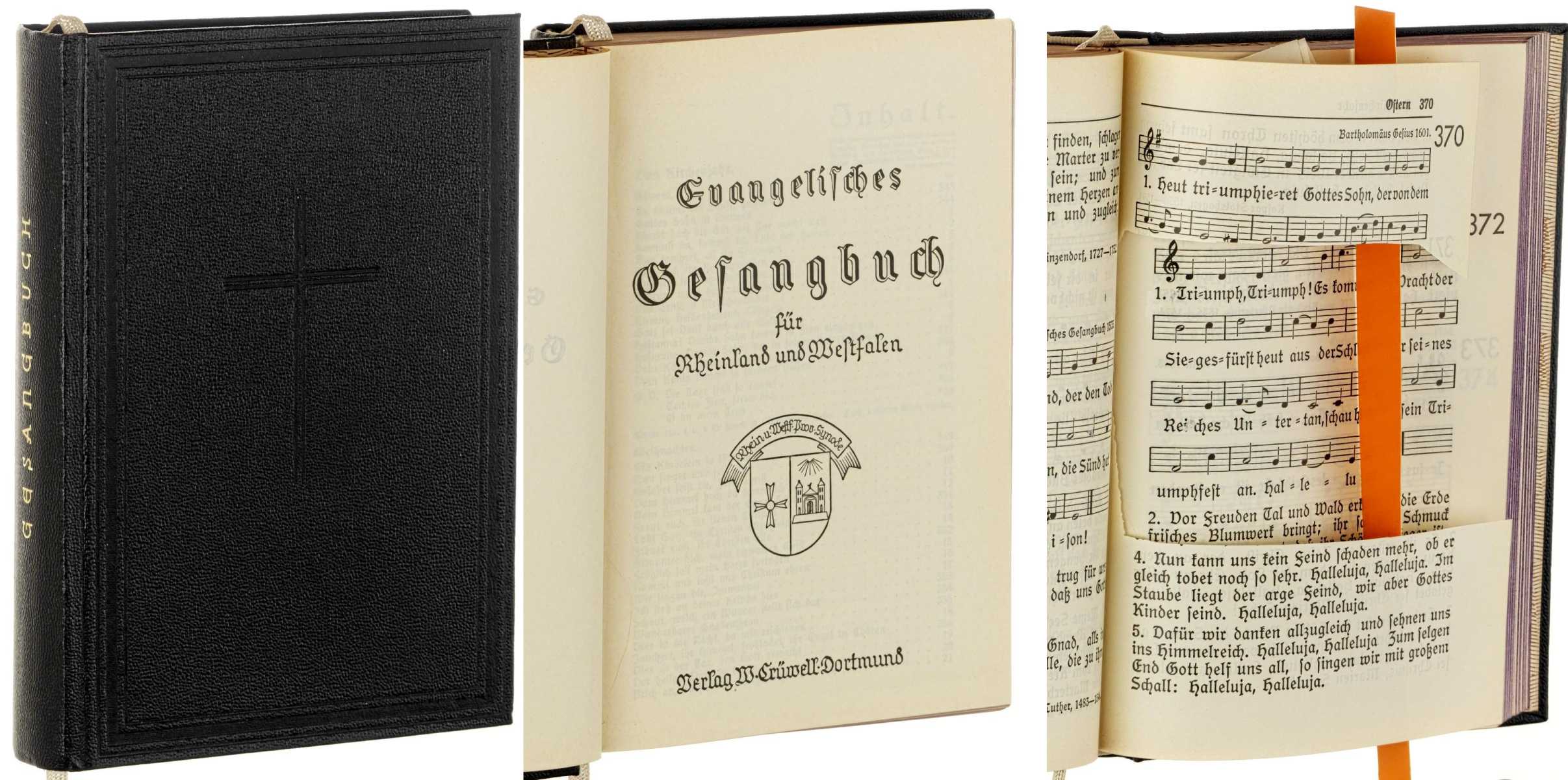   Evangelisches Gesangbuch für Rheinland und Westfalen. (mit Noten). 