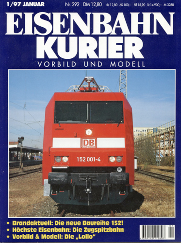 Div.  Eisenbahn-Kurier Heft 1/97 (Januar 1997). 