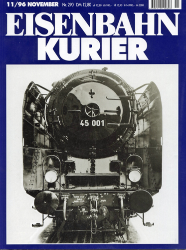 Div.  Eisenbahn-Kurier. hier: Heft 11/96 (November 1996). 