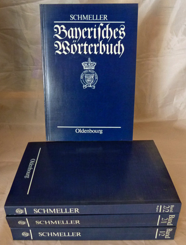 SCHMELLER, Johann Andreas  Bayerisches Wörterbuch. 4 Bde. (= kompl. Edition). 4 Bde.. 
